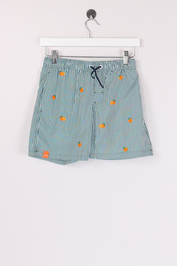 Costume Pantalone Ricami Verde
