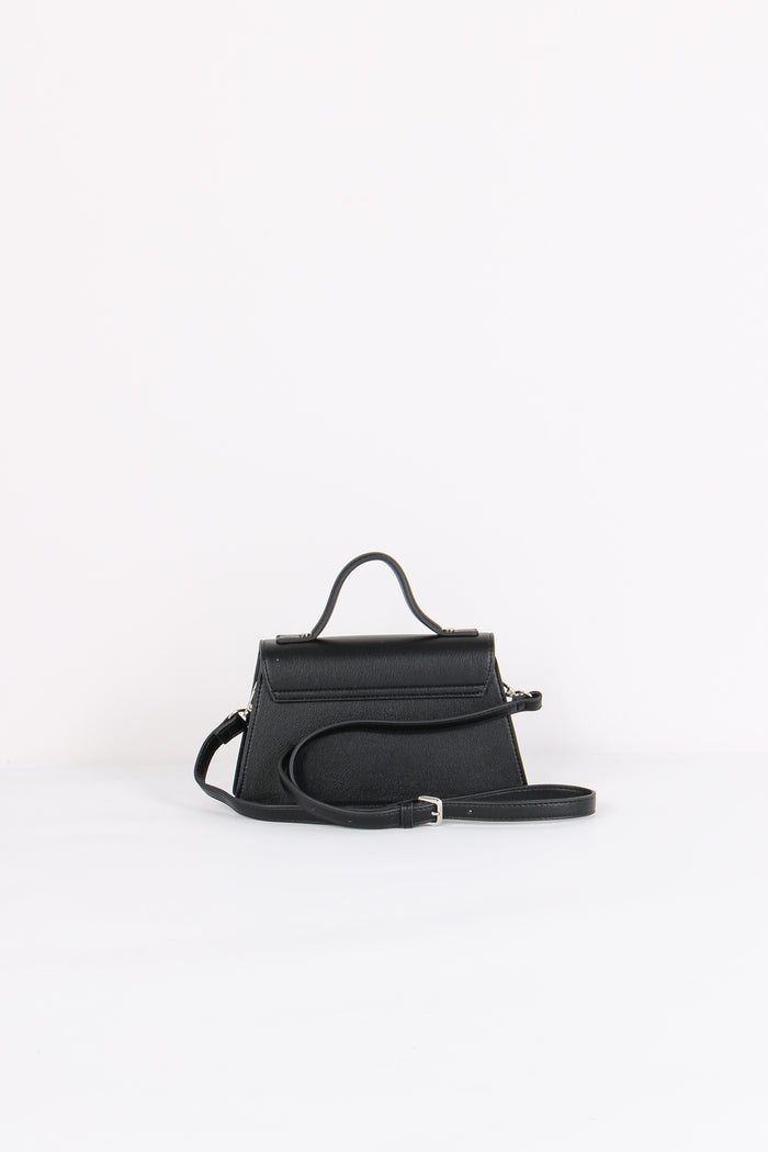 Tracolla Rigida Logo Corsivo Nero-4