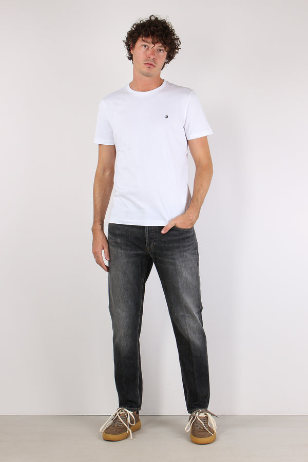 T-shirt Cotone Fiammato White-2