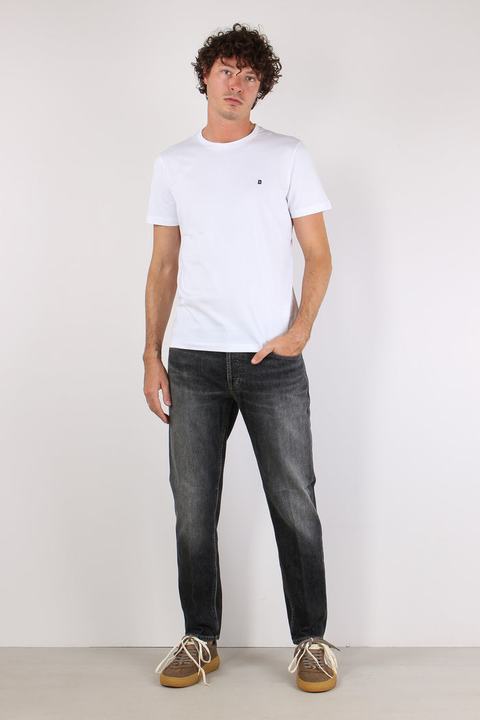 T-shirt Cotone Fiammato White-2
