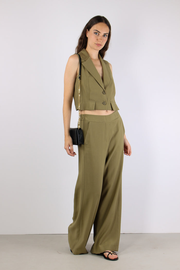 Pantalone Palazzo Misto Viscos Salvia-6