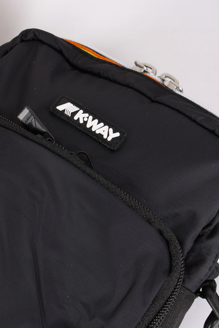 Borsa Tracolla Nylon Black Pure-4