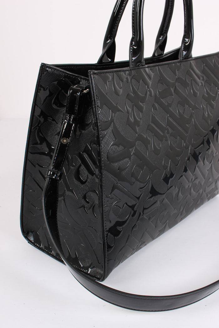 Shopping Rigida Vernice Nero-4