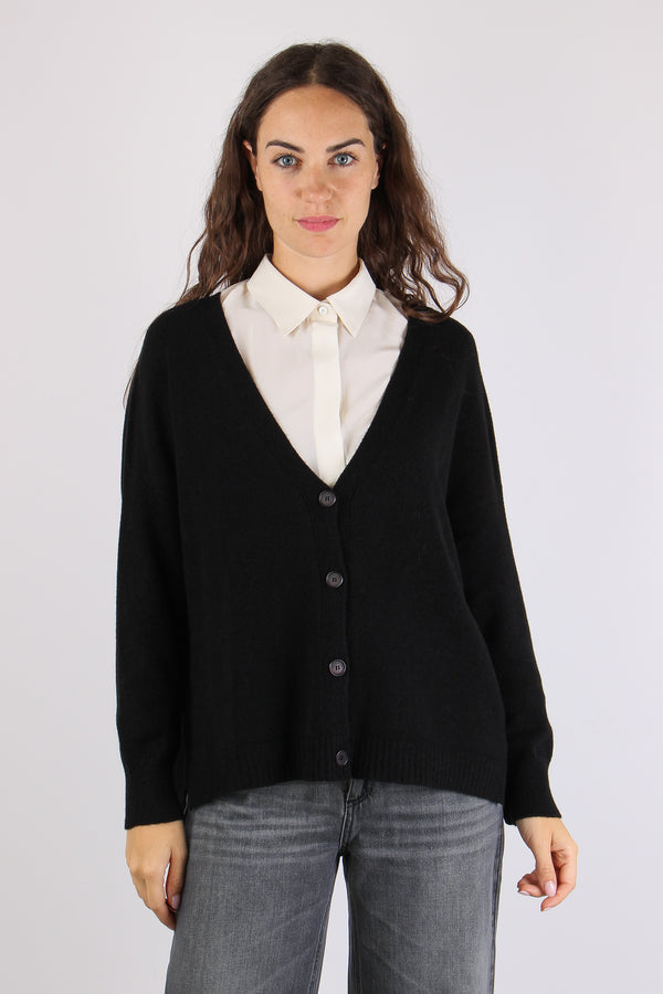Cardigna Over Maglia Meteorite-2