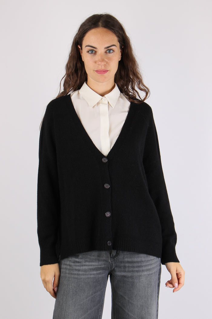Cardigna Over Maglia Meteorite-2