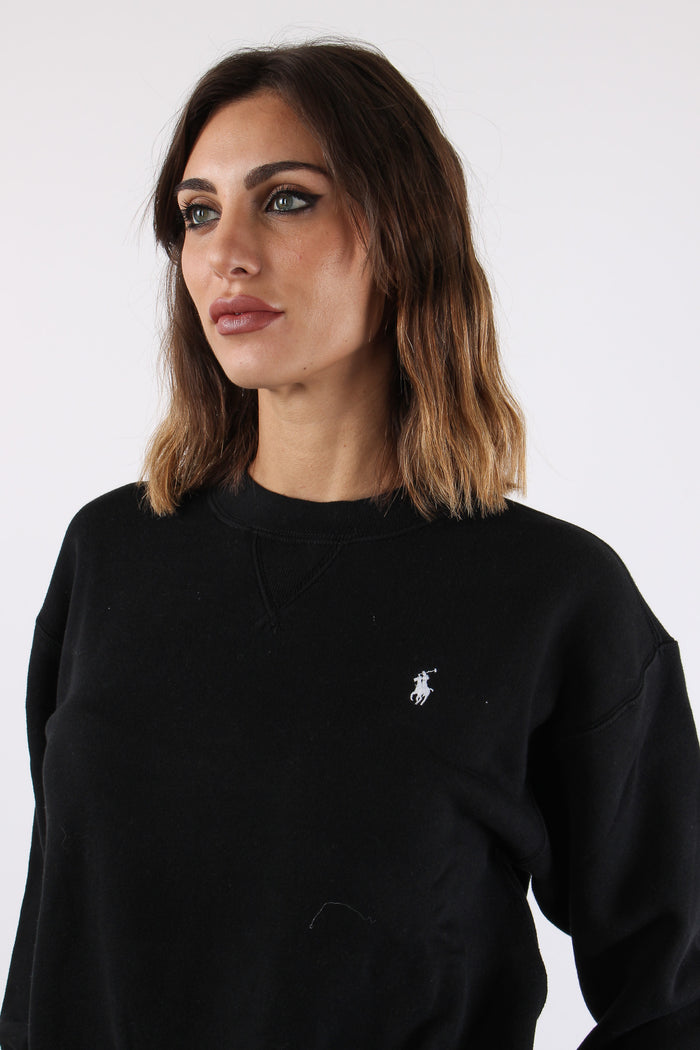 Felpa Logo Pile Polo Black-7