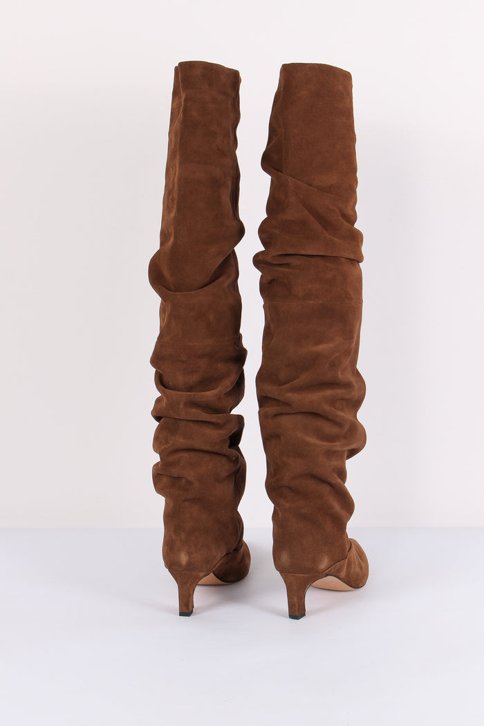 Stivale Suede Gambale Alto Nut-3