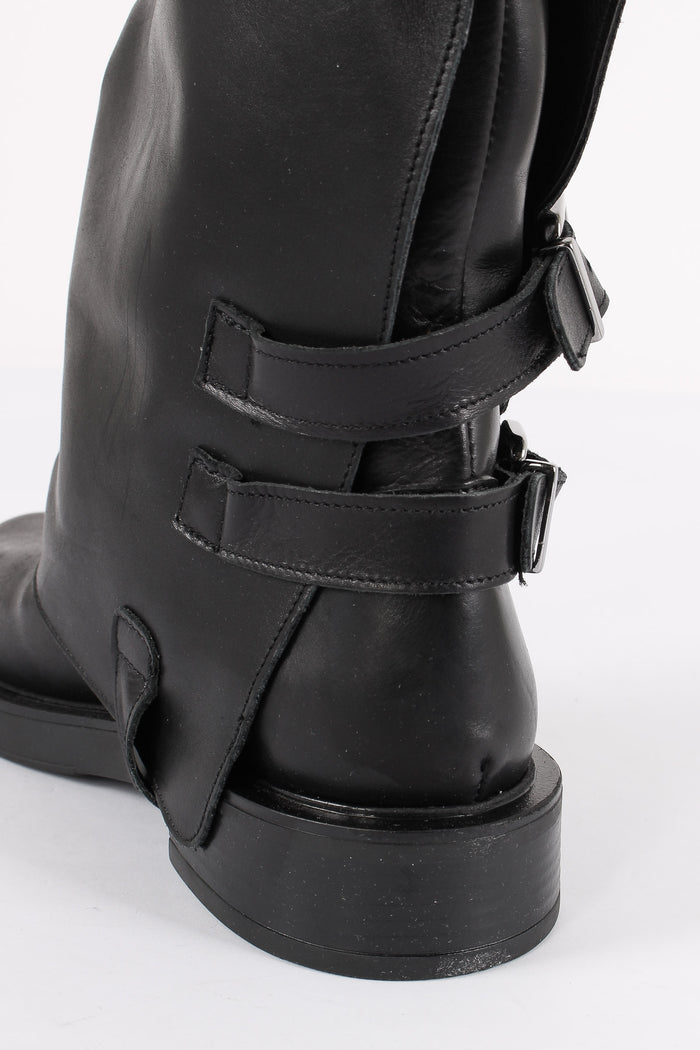 Stivale Multi Fibbia Nero-7