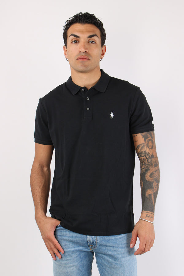 Polo Slim Fit Soft Polo Black