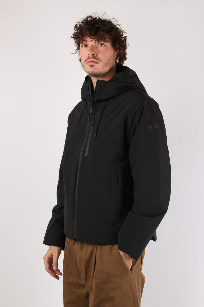 Giubbotto Tecnico Nylon Nero-4