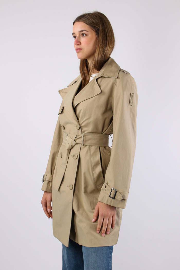 Trench Lungo Cotone Sand-4