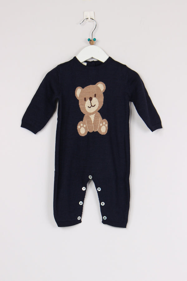 Tutina Inserto Orso Blu Notte