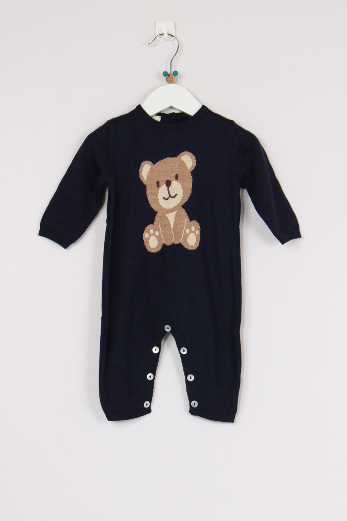 Tutina Inserto Orso Blu Notte