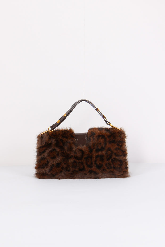 Tracolla Ecopelliccia Orsetto Fur Leopard-4