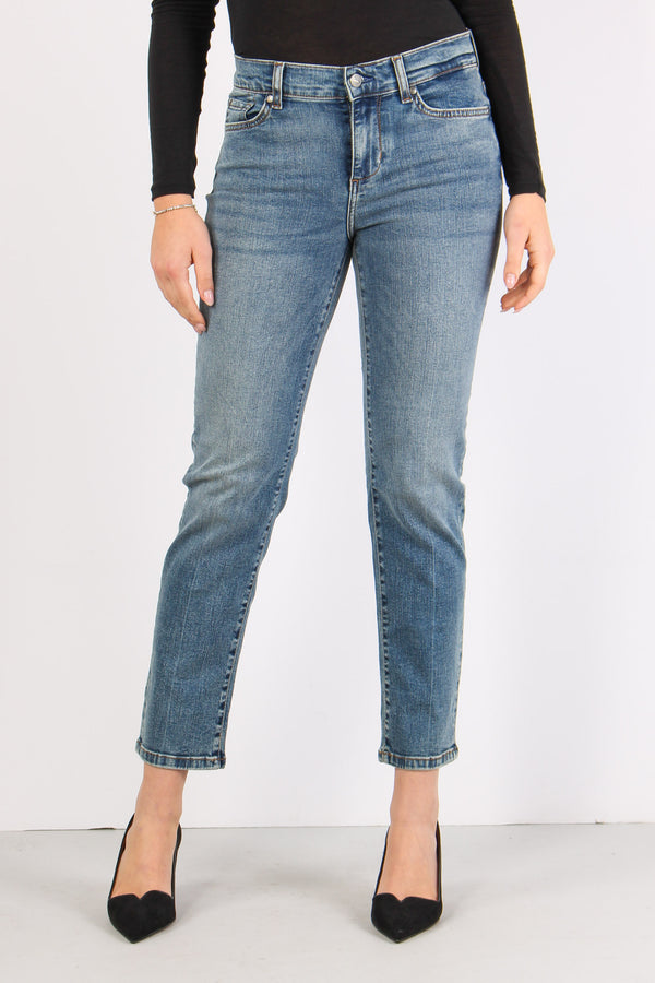 Jeans Authentic Slim Denim Chiaro-2