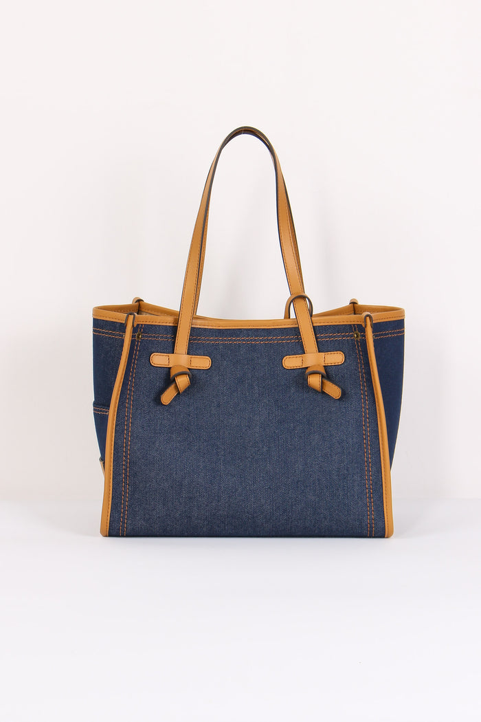 Mini Shopping Denim Blue