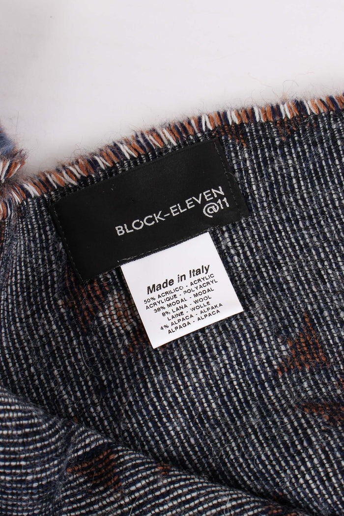 Sciarpa Azteca Blu Navy-5