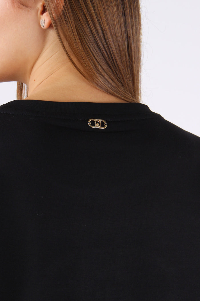 Felpa Basica Logo Monogram Nero/monogram-7