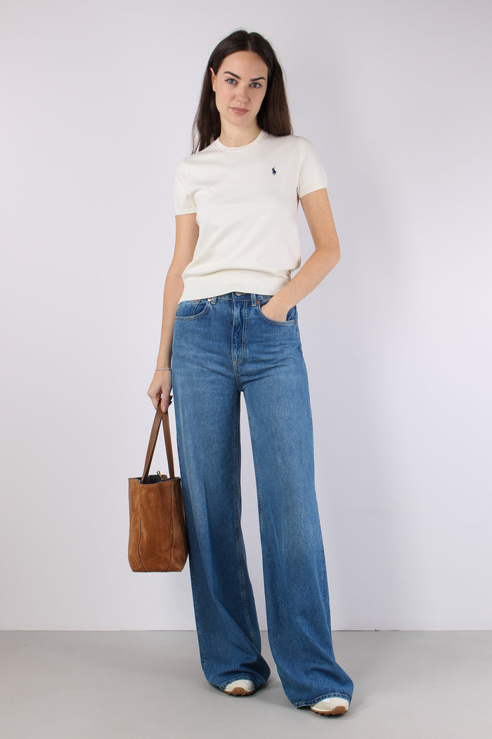 Pullover Manica Corta Cream-3