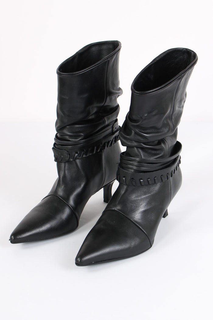 Stivale Arriccio Cinturini Cav Nero-2