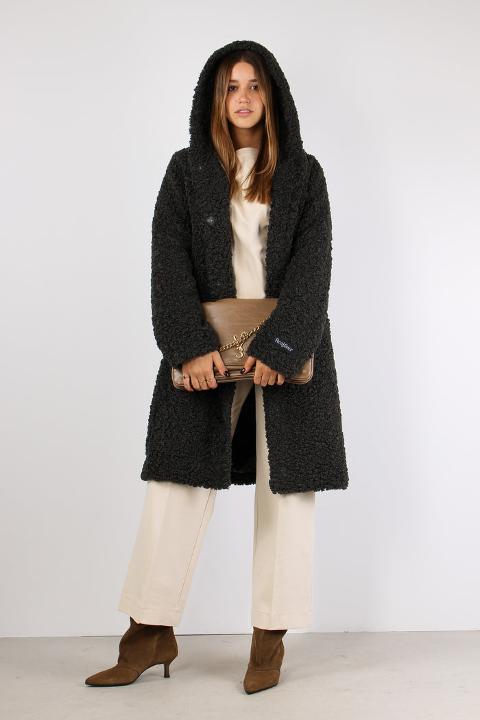 Teddy Lungo Cappuccio Deep Iron-7