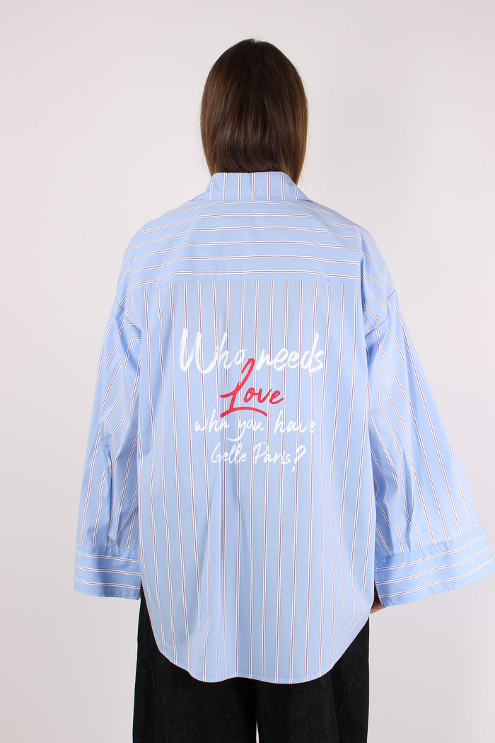 Camicia Riga Scritta Schiena Azzurro-4