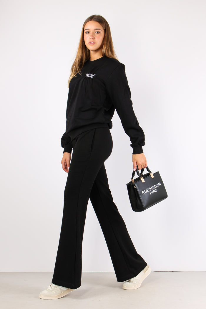 Felpa Logo Arriccio Nero-5