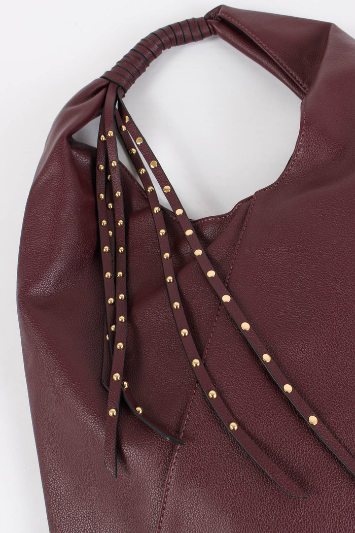 Sacca Morbida Frange Burgundy-5