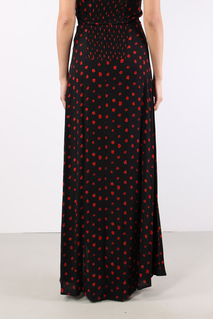 Gonna Lunga Spacco Nero-4