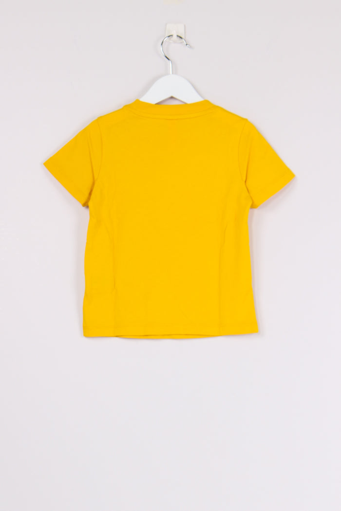 T-shirt Stampa Beach Giallo-3
