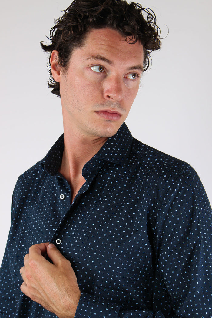Camicia Fantasia Blu-8