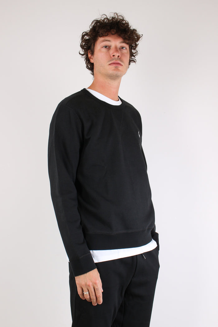 Felpa Girocollo Polo Black-5