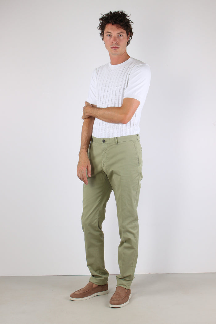 Pantalone Classico Elastico Te Salvia-5