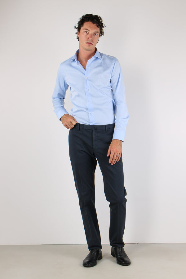 Pantalone Tasca America Tela Royal Blu