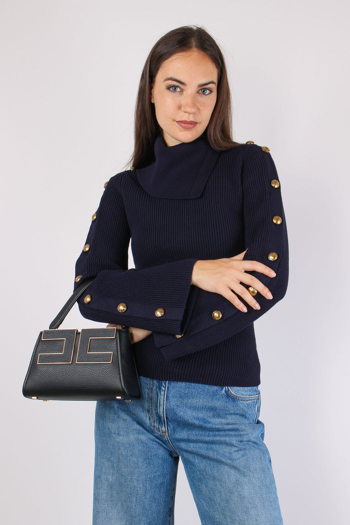 Mini Bag Logo Nero-2