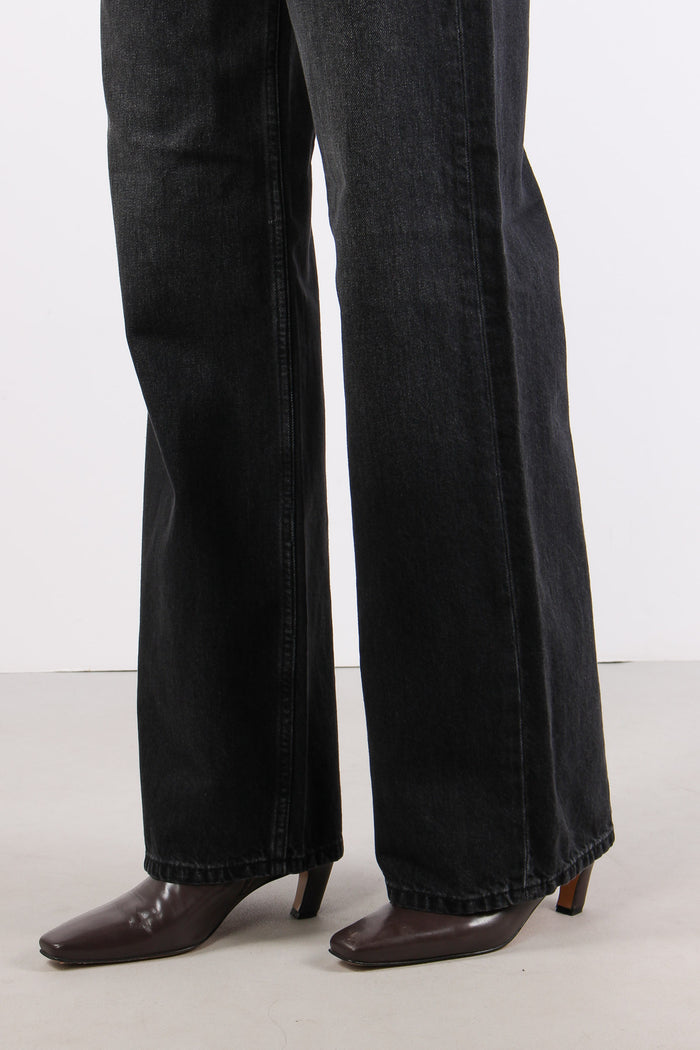 Denim Cropped Stretch Denim Nero-7