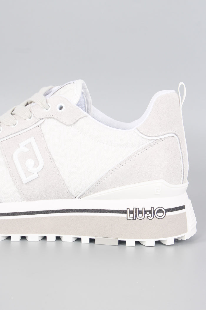 Sneaker Maxi Wonder Suede White-7