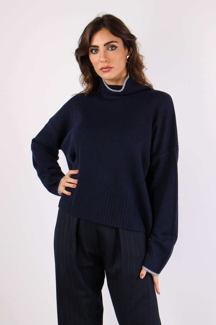 Falkland Collo Alto Misto Cach Blu Scurissimo-2