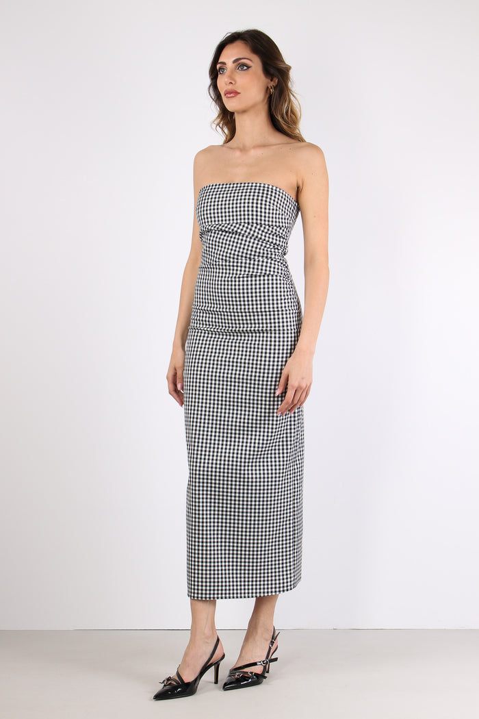 Tubino Vichy Bianco/nero-3