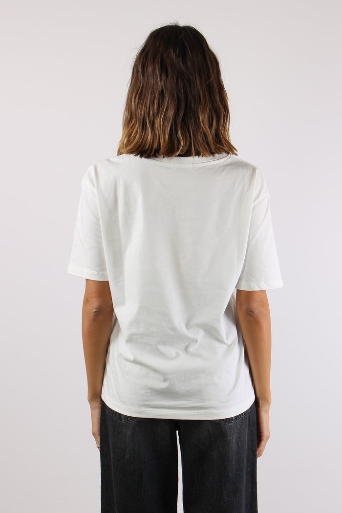 T-shirt Stampa Vanity Procione Bianco-5