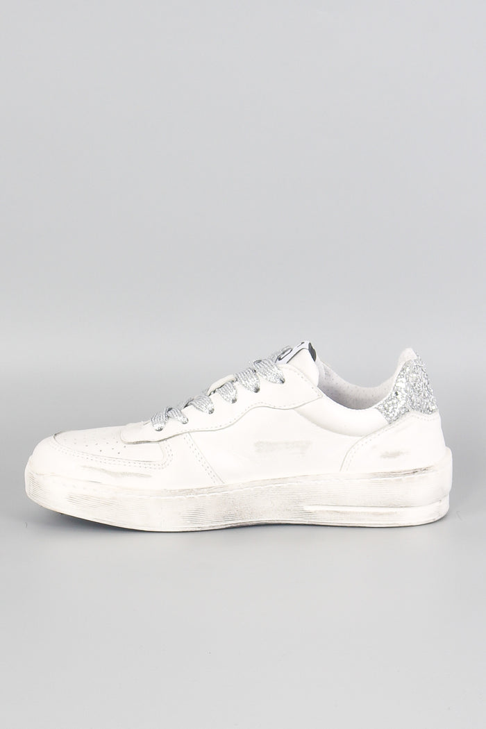 Sneaker Padel Star Glitter Bianco/argento-5