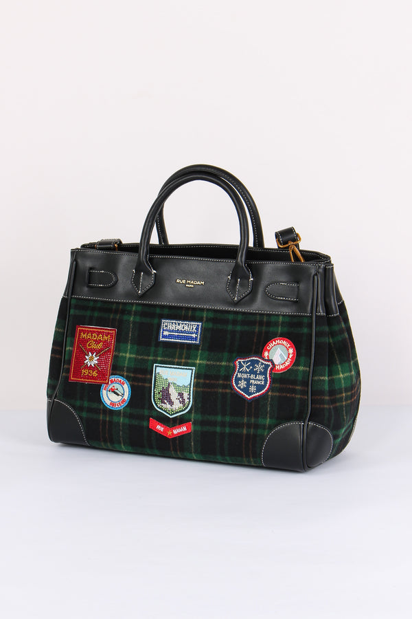 Shopping Bimateriale Patch Tartan Green-2