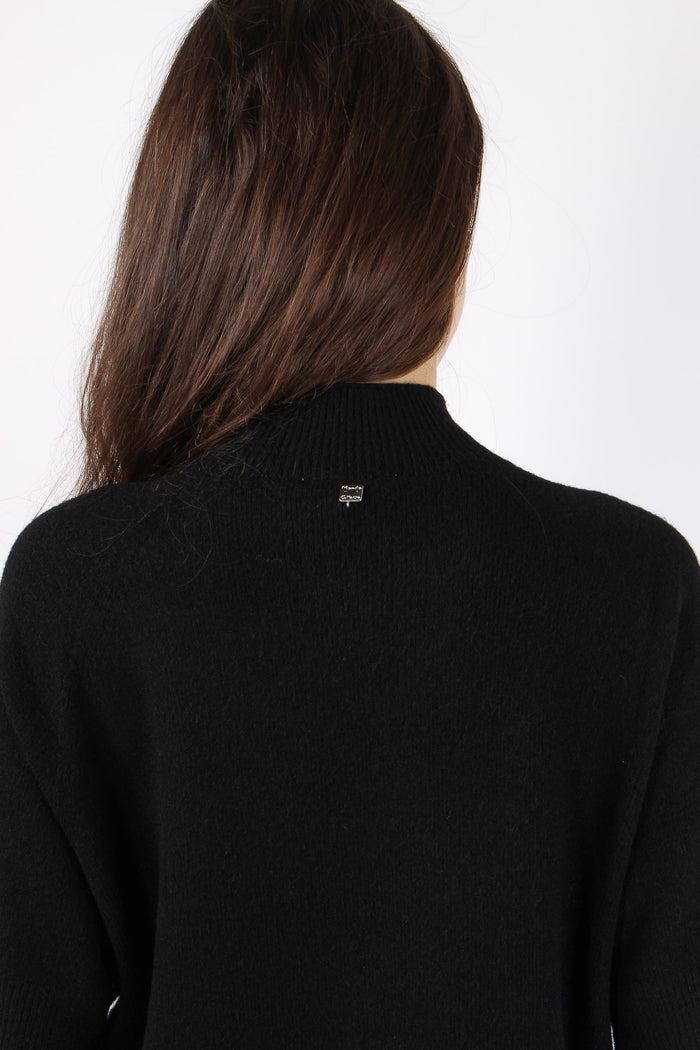 Maglia M/m Viscosa Nero-6