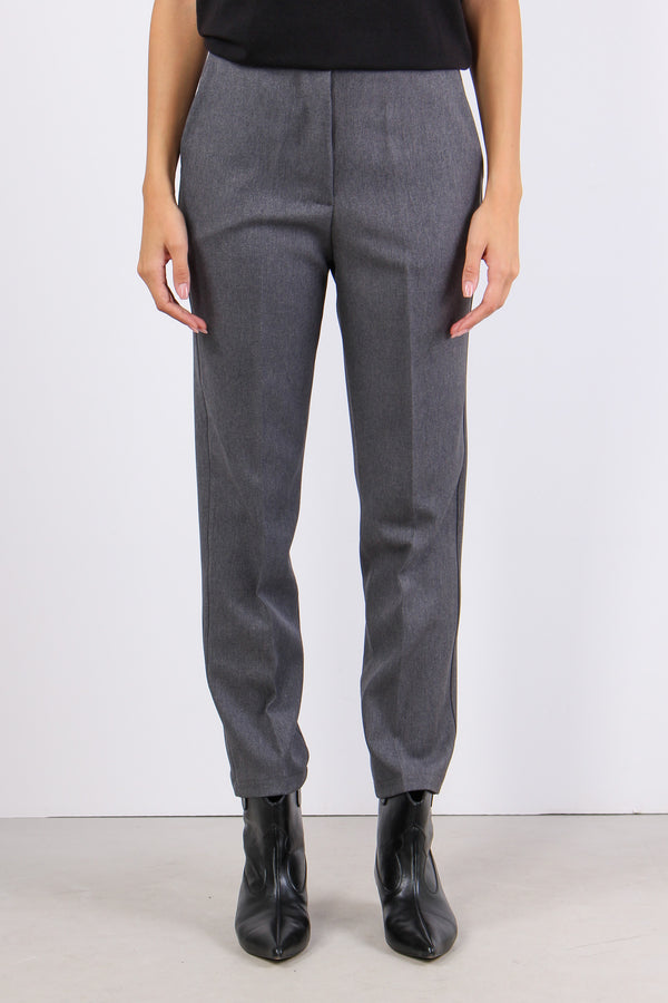 Pantalone Dritto Mano Lana Antracite-2