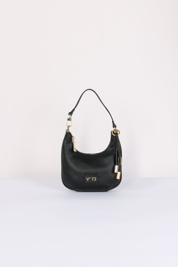 Amber Mezzaluna Small Ciondolo Oro Nero