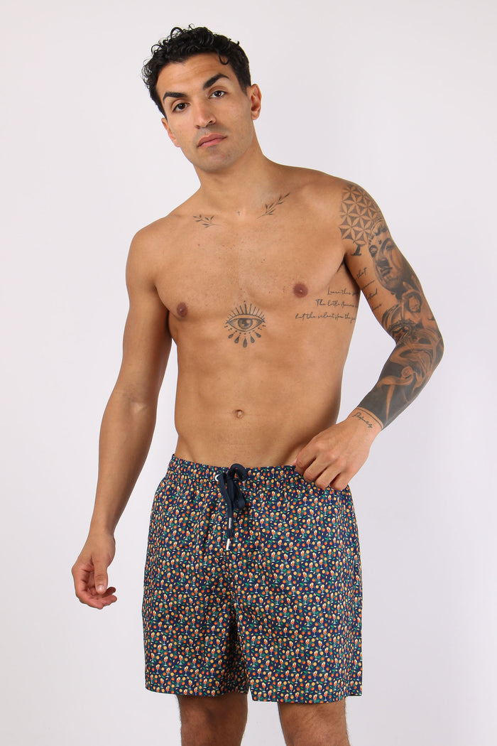 Costume Pantalone Fantasia Navy Blue-2