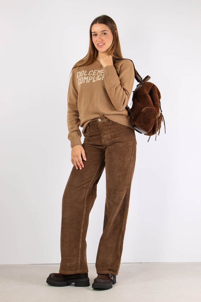 Girocollo Dolcemente Complicat Beige-5