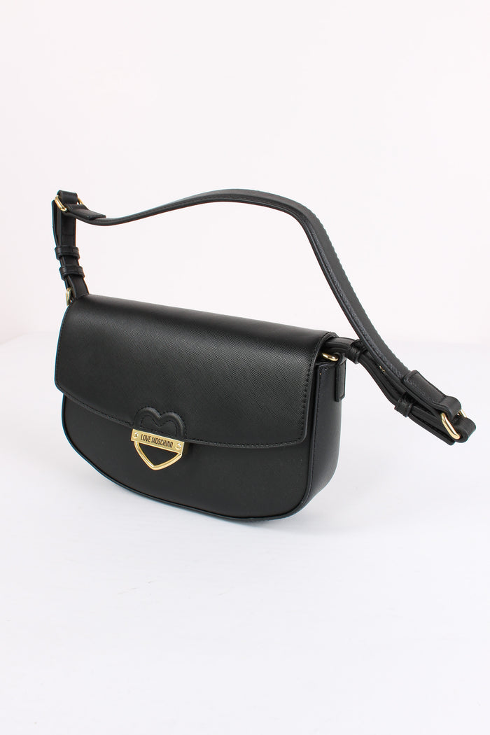Borsa Tracolla Cuore Nero-6
