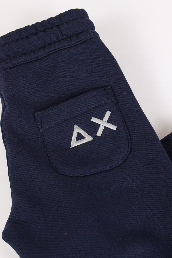 Pantalone Felpa Basico Navy Blue-5
