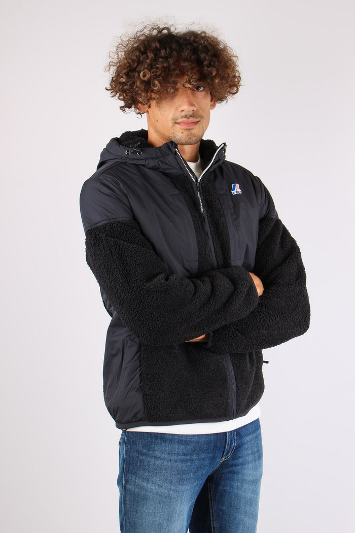 Giubbotto Inserto Teddy Black Pure-6